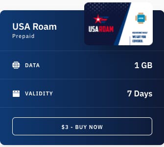 USA eSIM roam 1GB