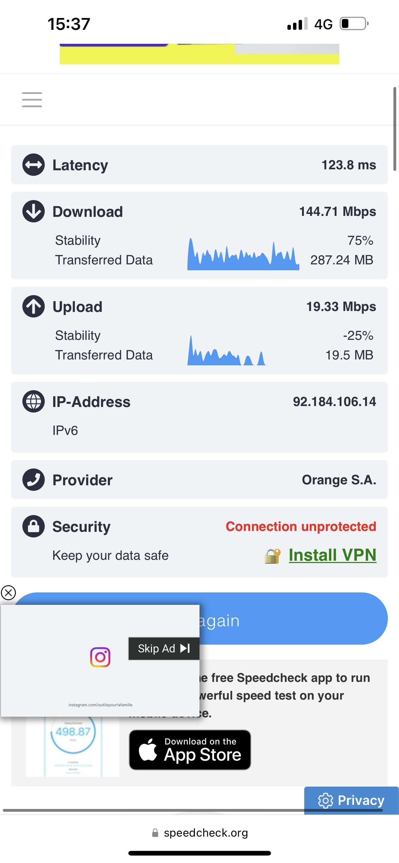 orange_speedtest_screenshot