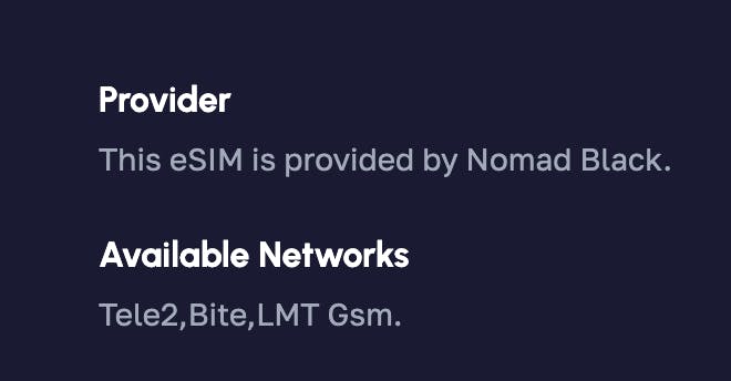 Nomad networks in Latvia